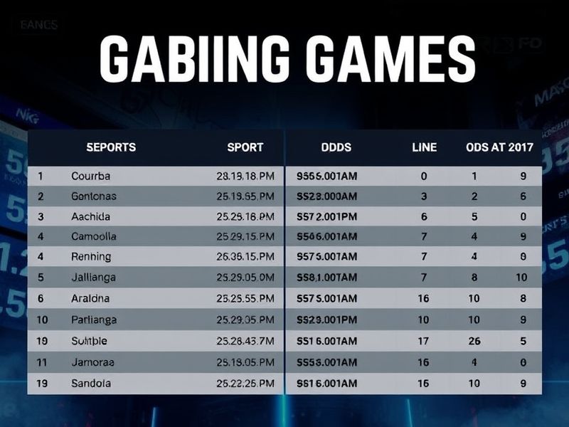 Comprehensive gambling games list covering casino, sports betting, poker, slots, and more. Explore online and real-world variations, odds, and expert insights for all major gambling game categories.
